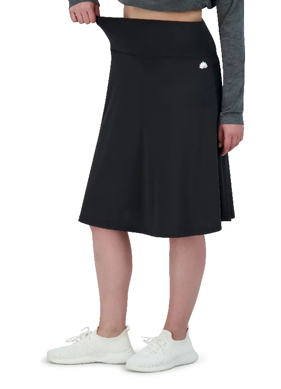 Active Air Skirt 22"-black cashmere skirt plush
