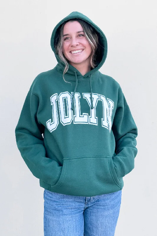 Raine Hoodie - Forest Logo Hoodie with Color Block Contrast Stylish