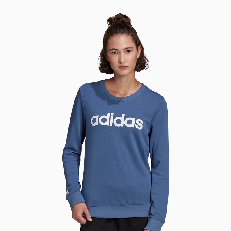 Women's Essentials Logo Crew Neck Sweatshirt Hoodie with Magnetic Closure Innovative Modern Women's Essentials Logo Crew Neck Sweatshirt Hoodie with Magnetic Closure Innovative Modern