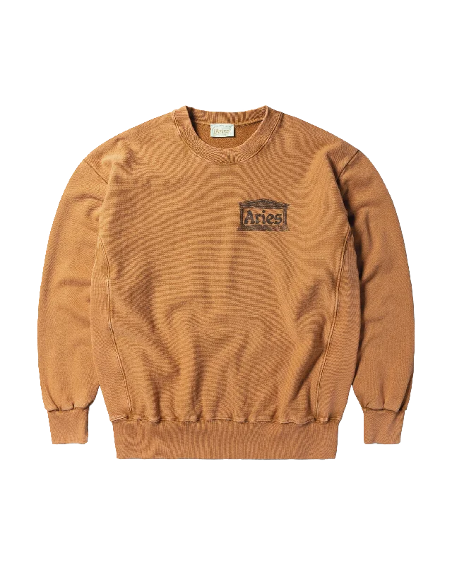 Premium Aged Temple Sweatshirt Hoodie with Mesh Breathable Sporty
