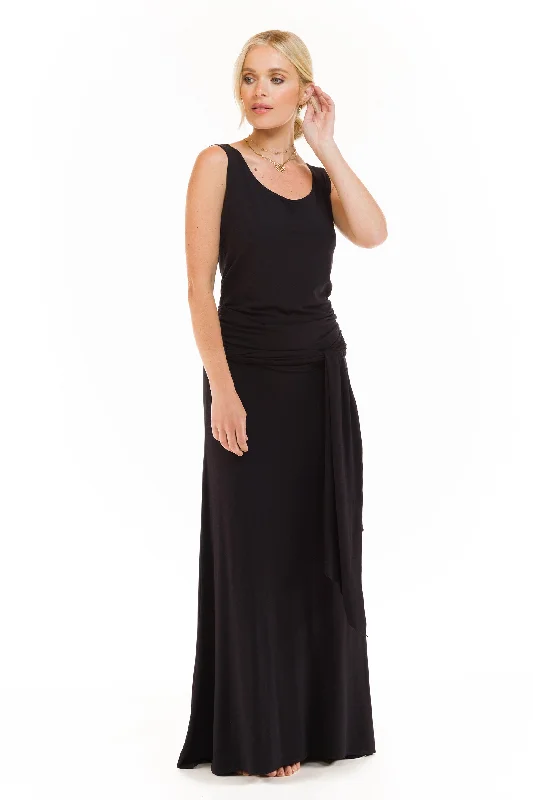 THAI SKIRT BLACK corduroy skirt durable