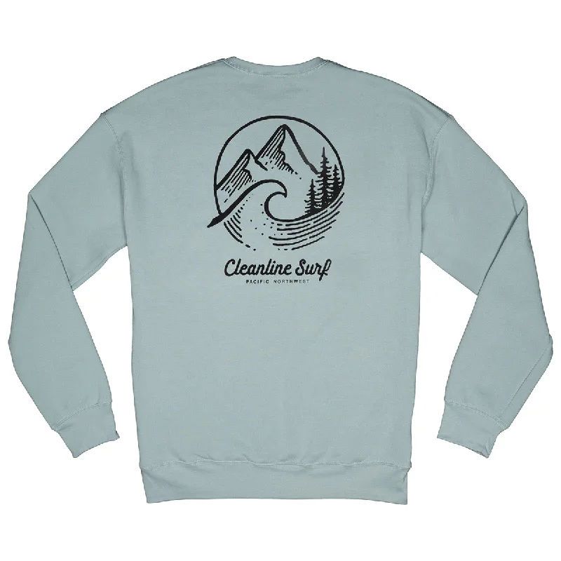Cleanline PNW Sweatshirt Hoodie with High Neck Warm Protective