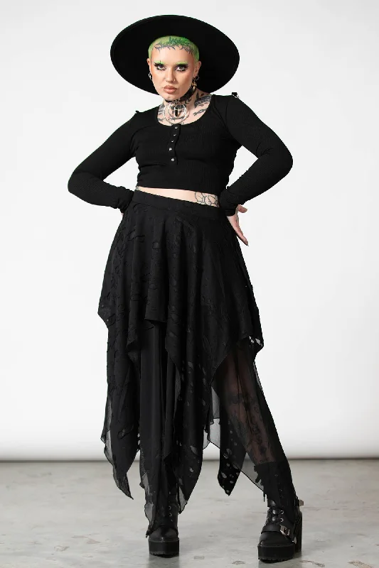 Death Valley Skirt silk skirt luxurious