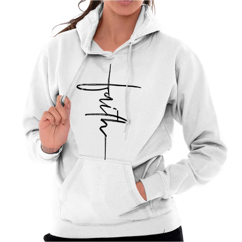 Faith Fashion Hoodie Hoodie with Relaxed Fit Easy Casual