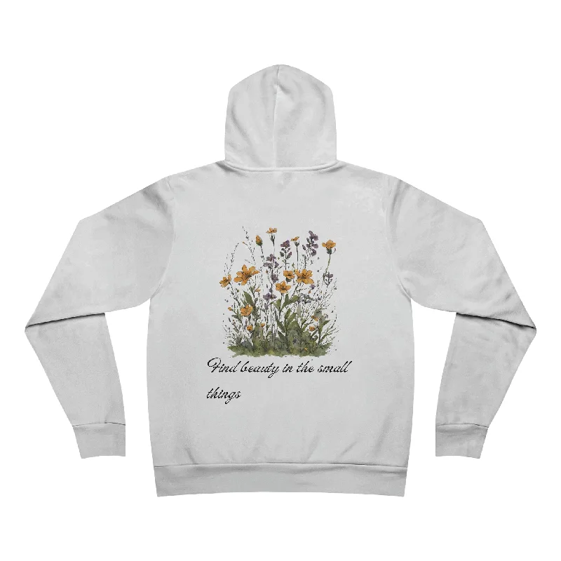 Find Beauty In The Small Things RDG Unisex Supply Hoodie Hoodie with Typography Text Message Find Beauty In The Small Things RDG Unisex Supply Hoodie Hoodie with Typography Text Message