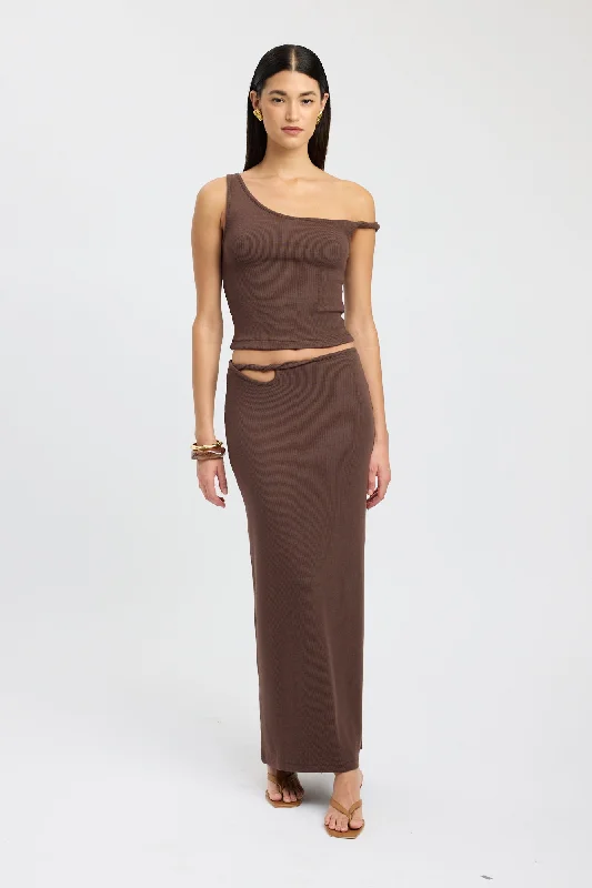 Finn Skirt velvet skirt glossy