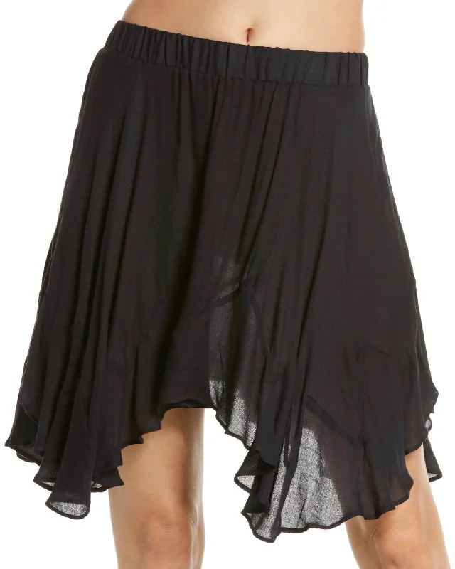 Free People - Easy Does It Half Slip Pull-On Skirt - Black maxi skirt elegant
