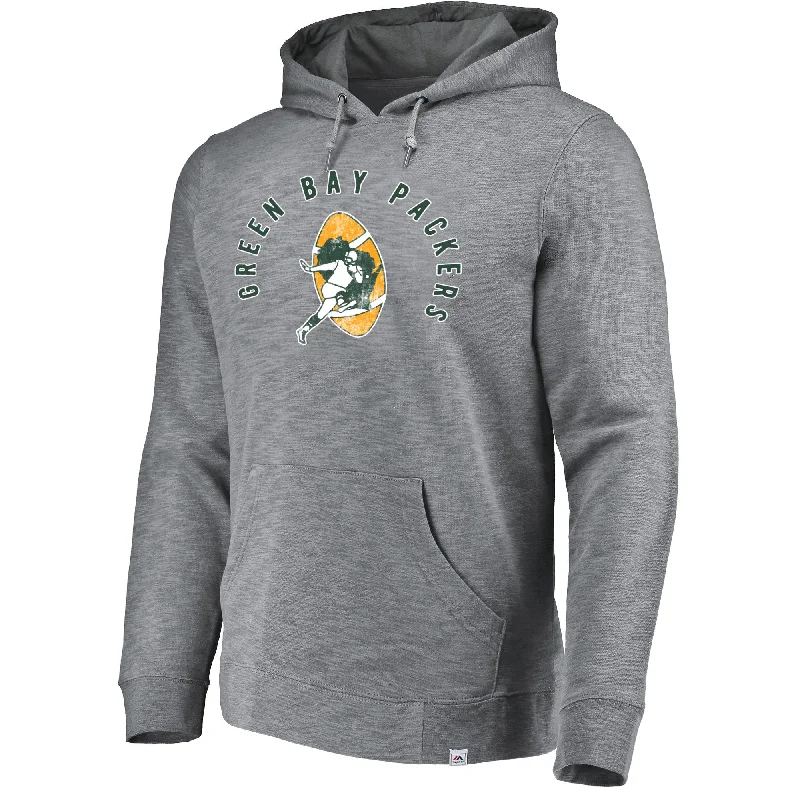 Green Bay Packers Historic Gameday Hoodie Hoodie with Monochrome Minimalist Simple