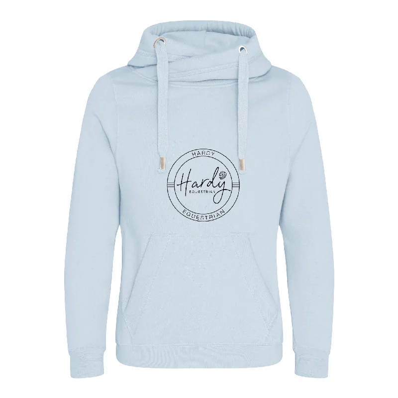 Hardy Equestrian Women's Cowl Neck Sky Hoodie Hoodie with Oversized Fit Loose Comfortable Hardy Equestrian Women's Cowl Neck Sky Hoodie Hoodie with Oversized Fit Loose Comfortable