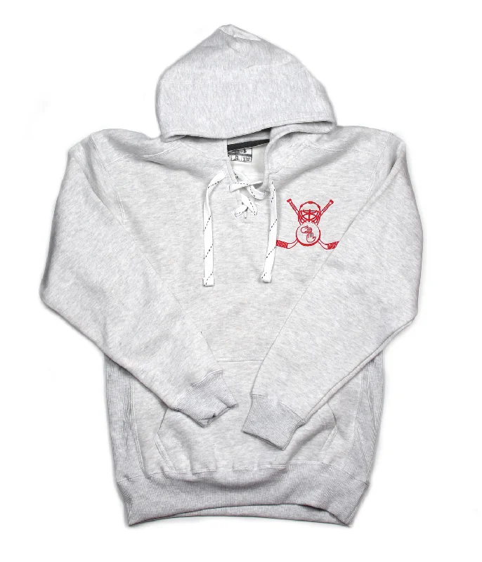 Hockey in the Glove Hoodie Hoodie with Toggle Buttons Decorative Unique