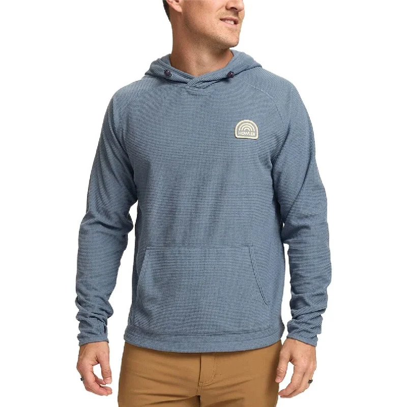 Howler Brothers Palo Duro Fleece Hoodie Hoodie with Set-In Sleeves Structured Classic Howler Brothers Palo Duro Fleece Hoodie Hoodie with Set-In Sleeves Structured Classic