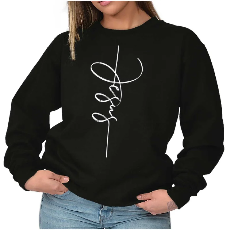 Jesus Fashion Crewneck Sweatshirt Zip Hoodie Drawstring Kangaroo Pocket