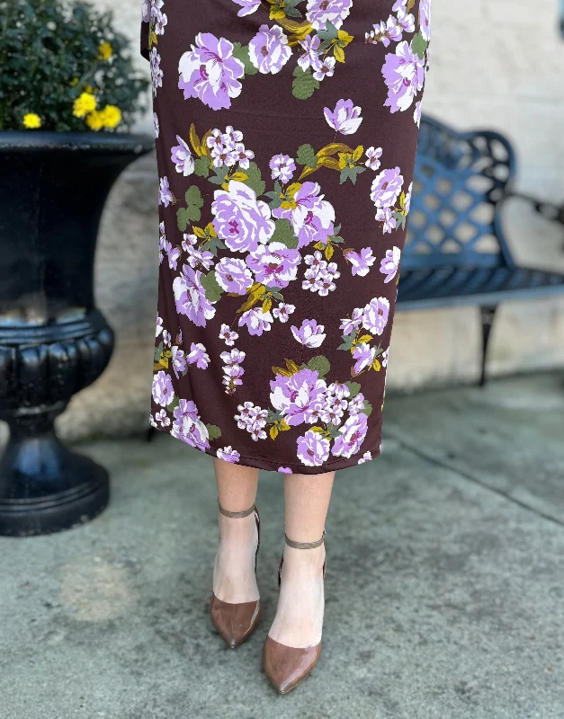 Kylie Skirt silk skirt lustrous