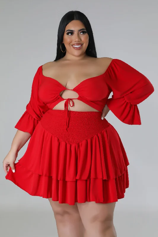 Lexi Days Skirt Set cashmere skirt rich