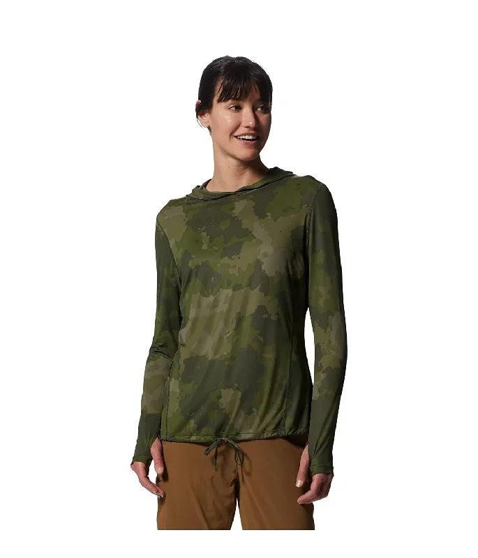 Mountain Hardwear Women's Crater Lake L/S Hoody Hoodie with Typography Text Message
