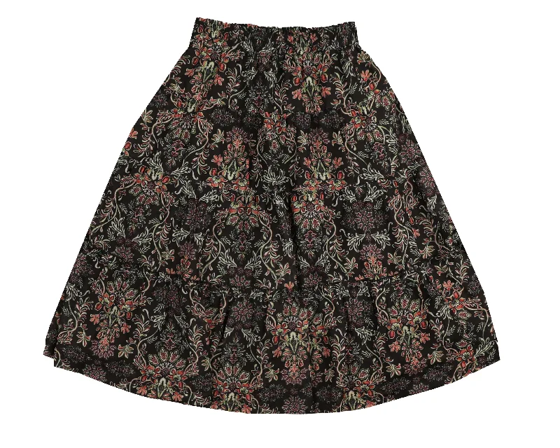 Noma Floral Chiffon Skirt leather skirt modern