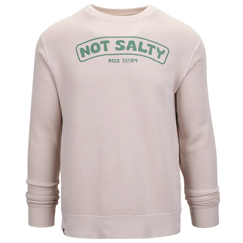NOT SALTY SWEATSHIRT Hoodie with Illustration Artistic Creative