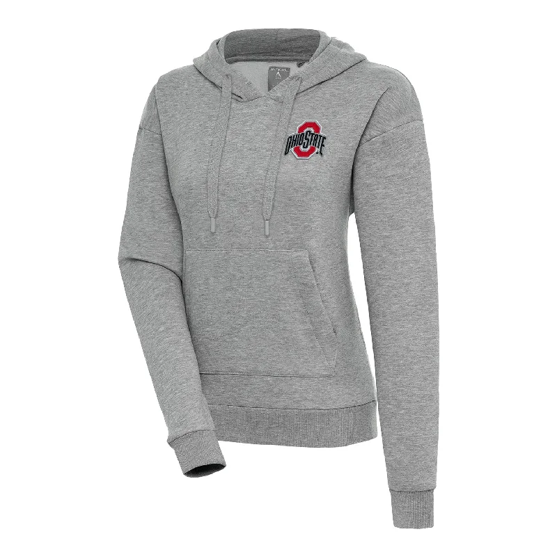 Ladies Ohio State Buckeyes Victory Gray Sweatshirt Hoodie with Monochrome Minimalist Simple Ladies Ohio State Buckeyes Victory Gray Sweatshirt Hoodie with Monochrome Minimalist Simple
