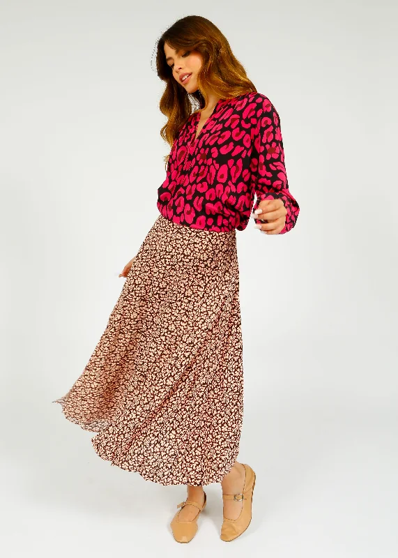 PPL Ottie Skirt in Neo 03 Beige cotton skirt soft