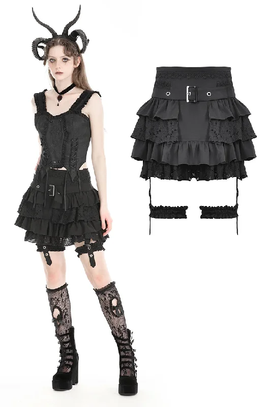 Princess doll frilly skirt KW350 ruffled skirt detail