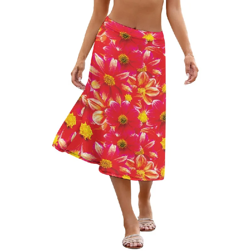 Skirt cashmere skirt plush