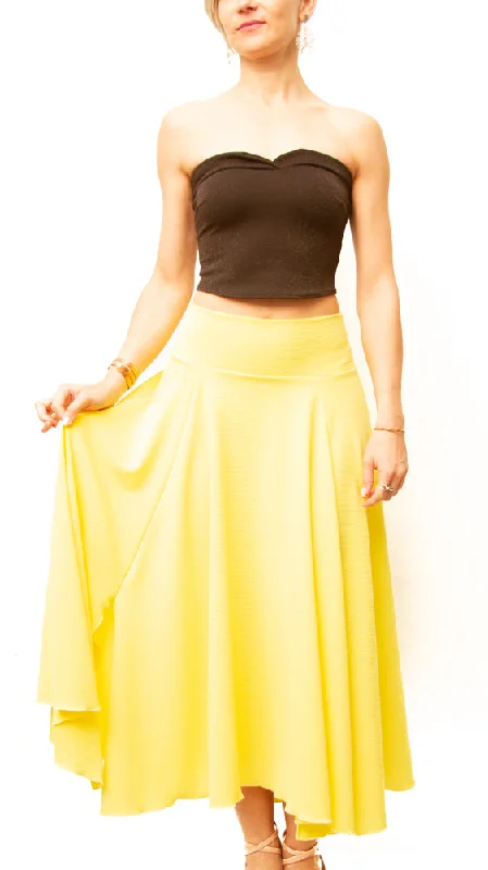 SKIRT - Julie Maxi (Pique) slim fit skirt