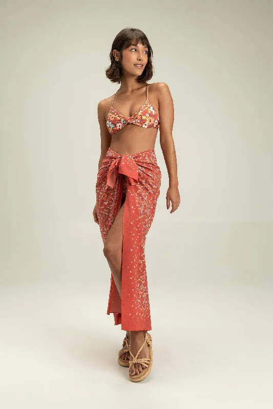Sky Garden Square Sarong cashmere skirt plush