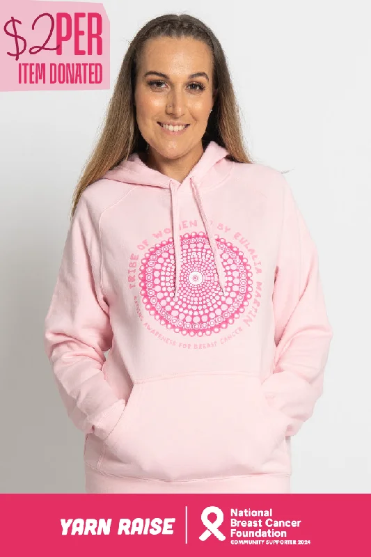 Tribe Of Women Circle Pink Cotton Blend Women's Hoodie Hoodie with Reflective Safety Nightwear Tribe Of Women Circle Pink Cotton Blend Women's Hoodie Hoodie with Reflective Safety Nightwear