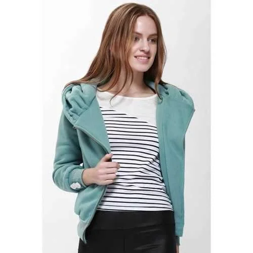 Fashionable Solid Color Long Sleeve Hoodie For Women - Pea Green S Hoodie with Half-Zip Sporty Casual Fashionable Solid Color Long Sleeve Hoodie For Women - Pea Green S Hoodie with Half-Zip Sporty Casual