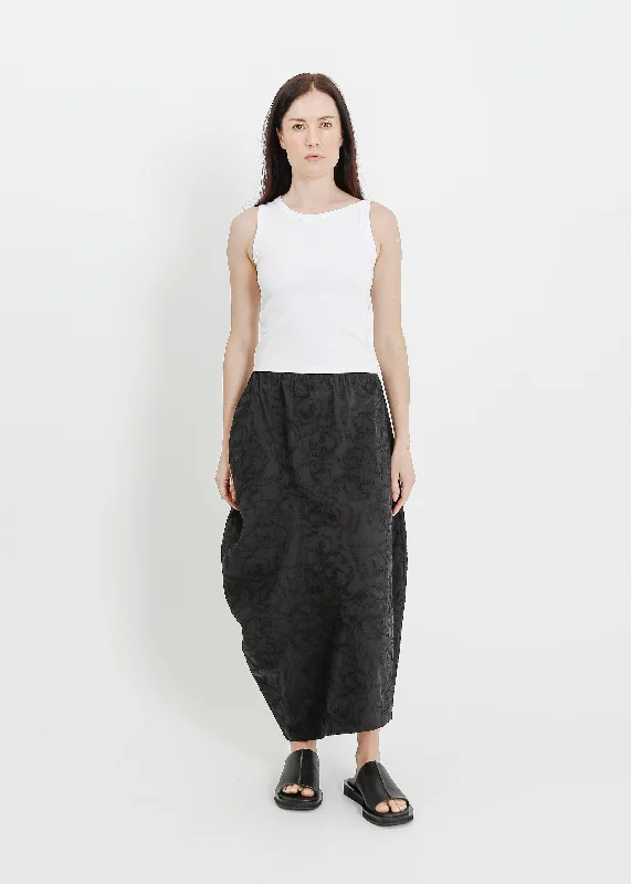 VIENNA SKIRT / ONYX velvet skirt luxurious